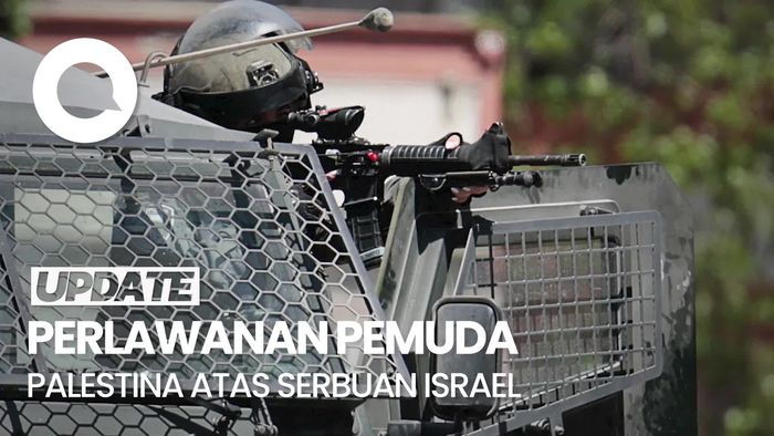 Video: Israel Serbu Ramallah, Pemuda Palestina Melawan dengan Batu
