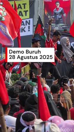 Video: Titik Rute dan Tuntutan Massa Buruh Demo 28 Agustus di Jakarta