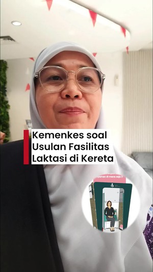 Video: Kemenkes Sambut Baik Usulan Gibran soal Fasilitas Laktasi di Kereta