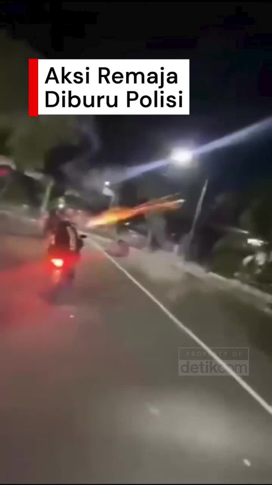 Video: Konvoi Remaja Bermotor Tembakkan Petasan ke Warga di Ngawi