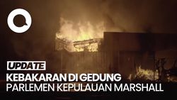 Video: Penampakan Gedung Parlemen Kepulauan Marshall Kebakaran