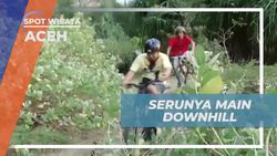 Merasakan Serunya Bersepeda Downhill di Alam Indah Aceh  