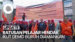 Video: 120 Pelajar Mau Ikut Demo Buruh, Ada dari Cirebon-Indramayu