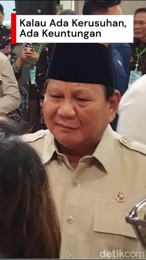 Video Prabowo: Ada yang Mikir Jika Terjadi Kerusuhan Mereka Dapat Untung