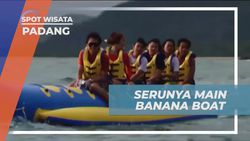 Bermain Banana Boat Seru di Laut Pulau Cingkuak dan Rasakan Keseruan di Padang  