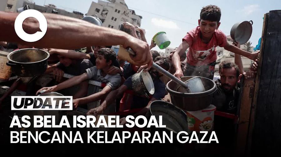 Video: AS Bela Israel di PBB, Sebut Kelaparan di Gaza Bukan Buatan