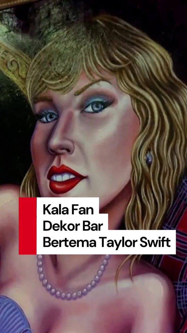 Video: Swifties Dekor Bar untuk Rayakan Pertunangan Taylor Swift
