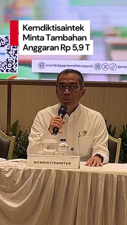 Video: Kemdiktisaintek Ajukan Tambahan Anggaran Rp 5,9 T