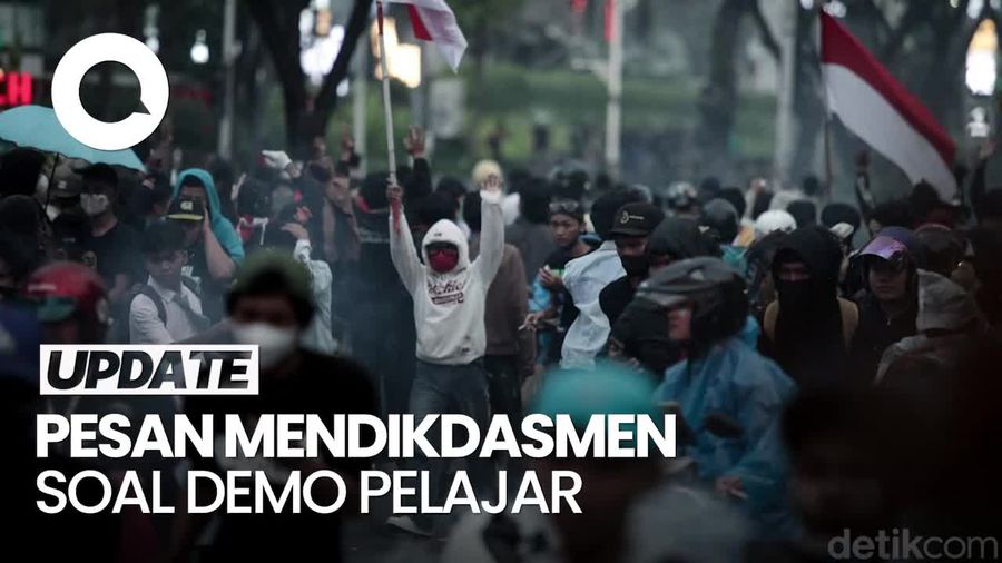 Video: Mendikdasmen Minta Guru Awasi Pelajar Agar Tak Ikut Demo