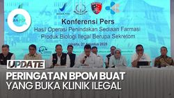 Video Ultimatum BPOM Setelah Temuan Klinik Stem Cell Ilegal di Magelang