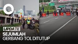Video: Daftar Gerbang Tol yang Ditutup Imbas Demo di DPR