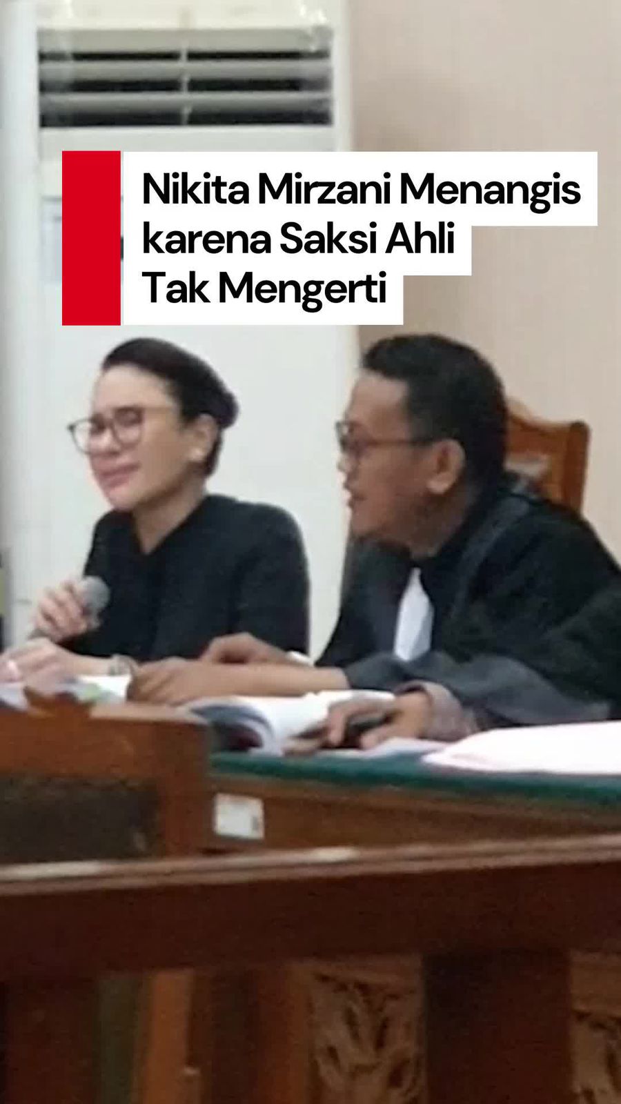 Video: Momen Nikita Mirzani Menangis di Sidang gegara Saksi Ahli