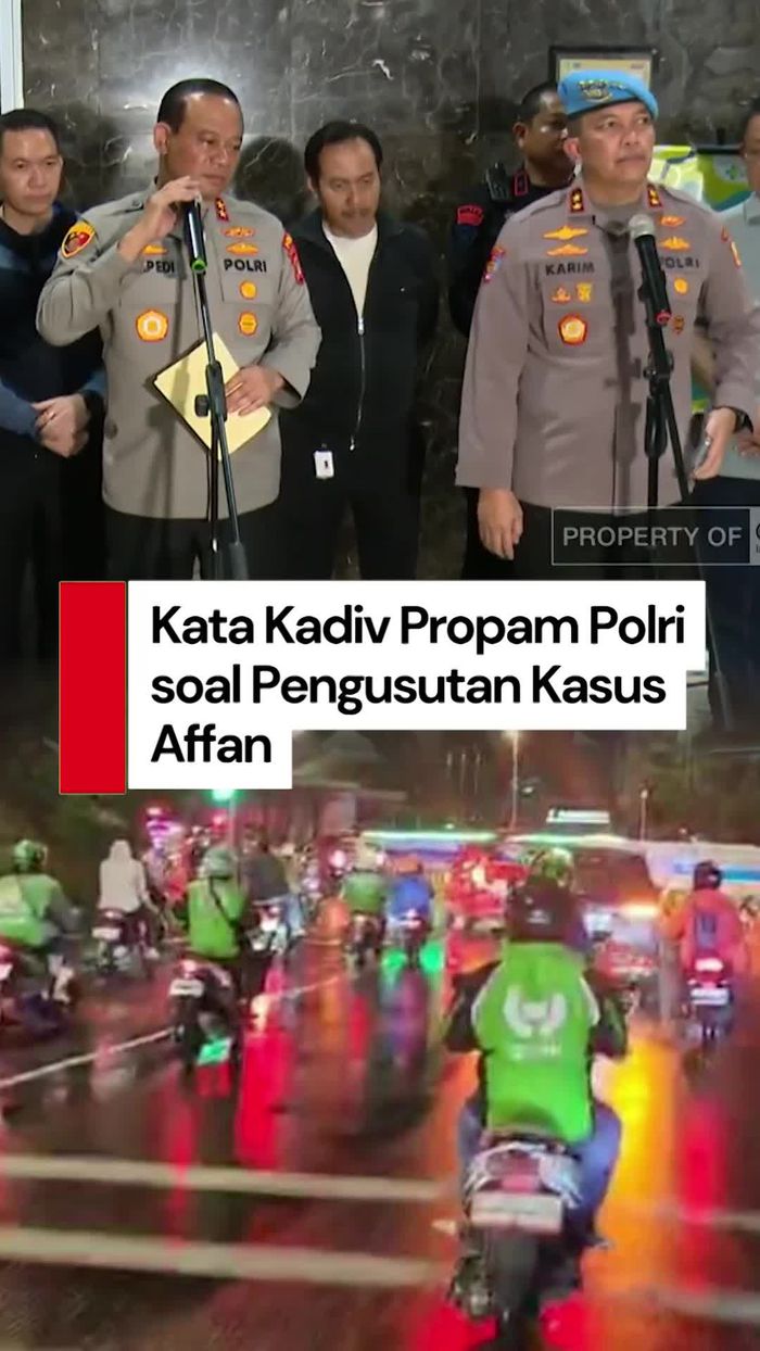 Video: Propam Jamin Usut Kasus Ojol Tewas Dilindas Rantis Secara Transparan