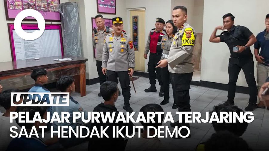 Video: Hendak Ikut Demo di Jakarta, 21 Pelajar Purwakarta Diamankan Polisi