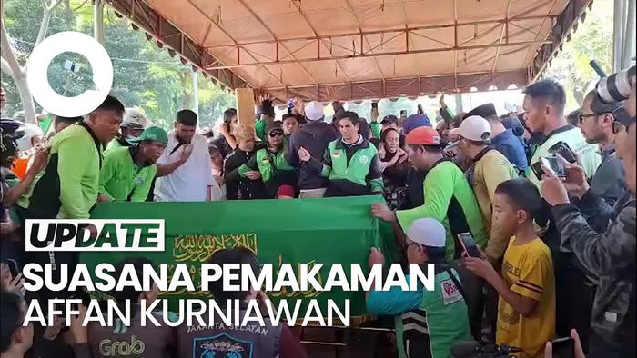 Video Pemakaman Affan Kurniawan Ojol yang Tewas Dilindas Rantis Brimob