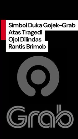 Video Logo Grab-Gojek Jadi Hitam, Duka Tragedi Ojol Dilindas Rantis Brimob