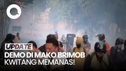 Video: Hujan Petasan dan Gas Air Mata di Mako Brimob Kwitang!