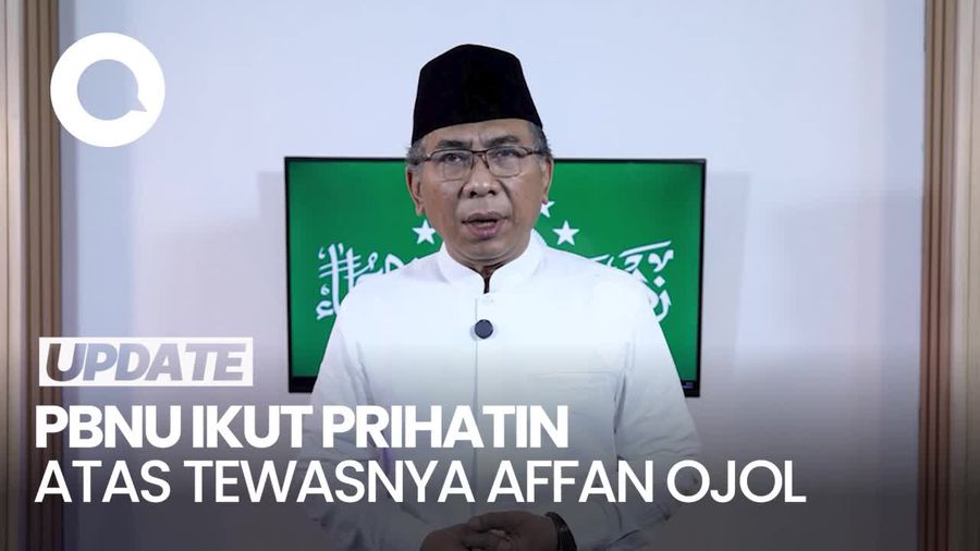Video Ketum PBNU Prihatin Atas Tewasnya Affan yang Dilindas Rantis