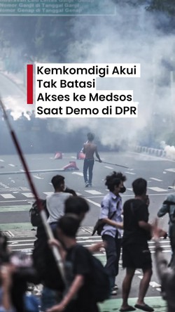 Video Kemkomdigi Bantah Batasi Akses Publik ke Medsos Saat Demo 28 Agustus