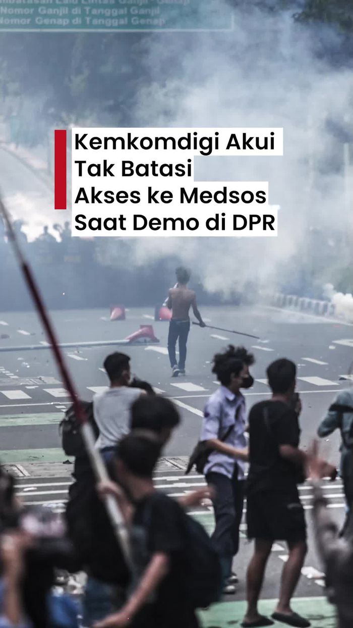 Video Kemkomdigi Bantah Batasi Akses Publik ke Medsos Saat Demo 28 Agustus