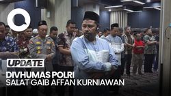 Video Mabes Polri Salat Gaib Doakan Pengemudi Ojol Affan Kurniawan