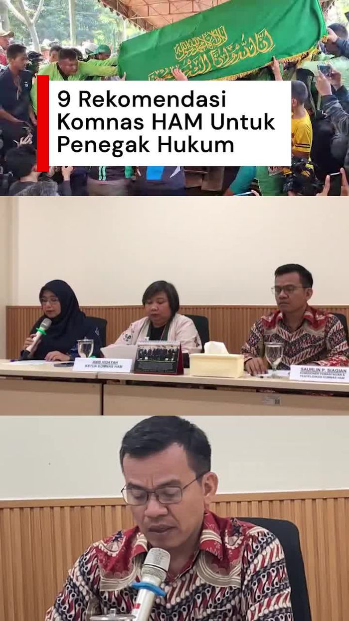 Video Komnas HAM Minta Polisi Usut Tuntas Kasus Ojol Affan Dilindas Rantis