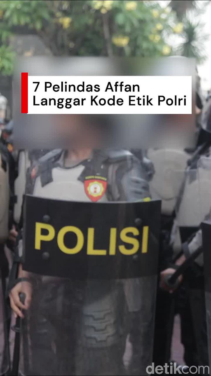 Video: 7 Anggota Brimob Pelindas Affan Terbukti Langgar Kode Etik