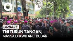 Video: TNI Turun Tangan, Massa di Mako Brimob Membubarkan Diri