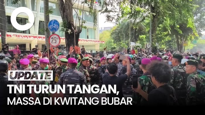 Video: TNI Turun Tangan, Massa di Mako Brimob Membubarkan Diri