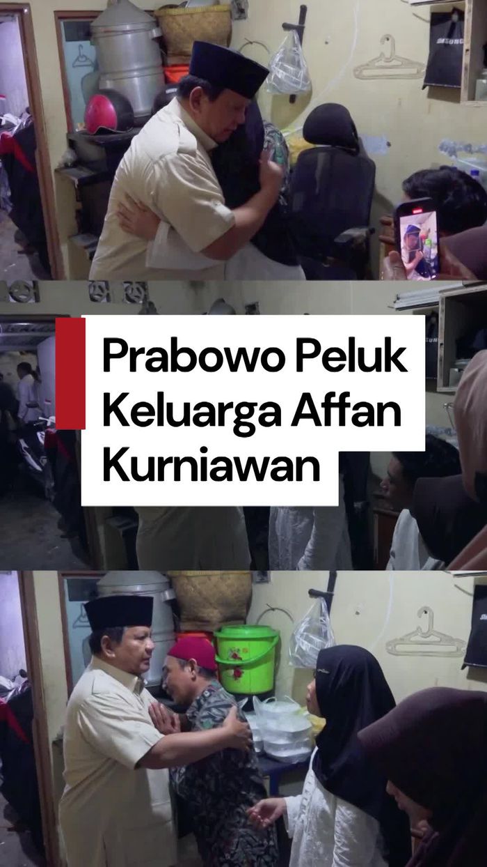 Video: Prabowo Sambangi Rumah Affan yang Tewas Dilindas Rantis Brimob