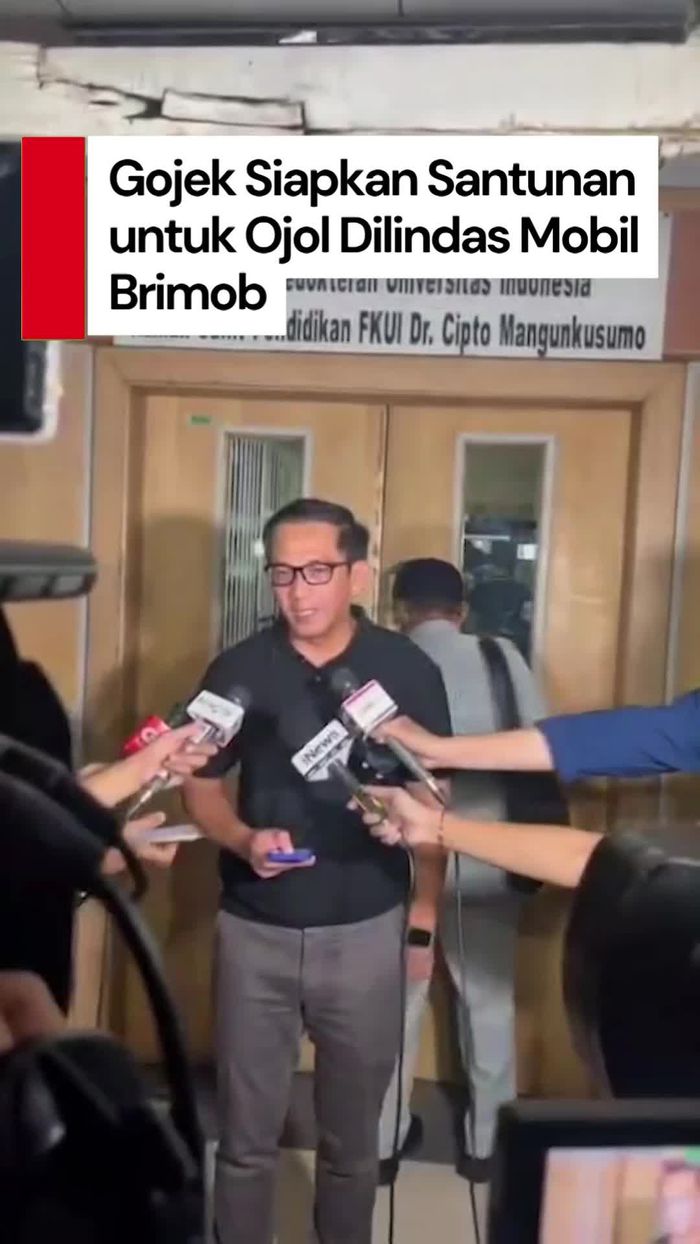  Video: Gojek Bakal Beri Santunan ke Ojol Tewas Dilindas Mobil Brimob