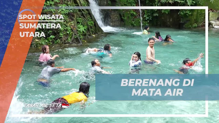 Berenang Seru di Mata Air Bah Damanik di Sumatera Utara  