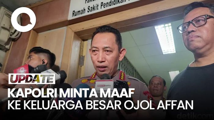 Video: Kapolri Minta Maaf ke Keluarga Besar Ojol soal Kasus Affan
