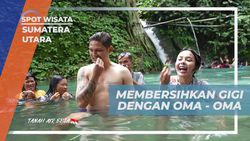 Mengikuti Kegiatan Membersihkan Gigi dengan Oma-Oma di Mata Air Bah Damanik Sumatera Utara  