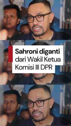  Video: NasDem Copot Ahmad Sahroni dari Pimpinan Komisi III DPR