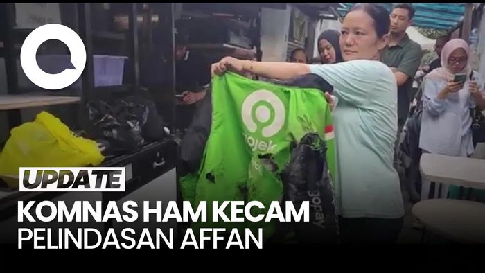 Video Komnas HAM Bakal Temui 7 Pelaku yang Lindas Affan Sore Ini