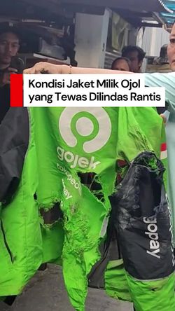 Video Saksi Bisu Jaket Ojol Affan Kurniawan, Kondisinya Rusak Parah