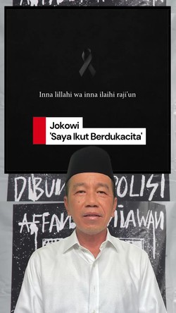 Video: Jokowi Ikut Berdukacita Atas Meninggalnya Affan Kurniawan