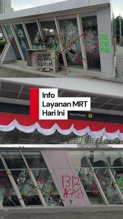 Video Layanan MRT Hari Ini Hanya Lebak Bulus-Blok M