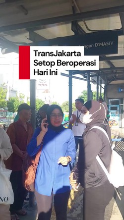 Video: Pengumuman! TransJakarta Setop Beroperasi Hari Ini