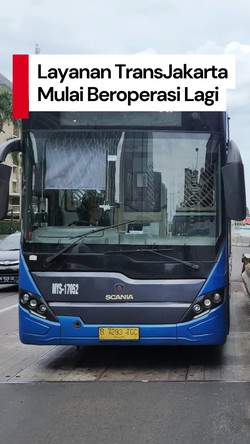 Video: Layanan TransJakarta Mulai Kembali Beroperasi!