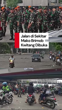 Video: Akses Jalan di Sekitar Mako Brimob Kwitang Mulai Dibuka