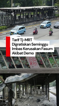 Video: Pemprov DKI Gratiskan Tarif Transjakarta-MRT Selama Sepekan