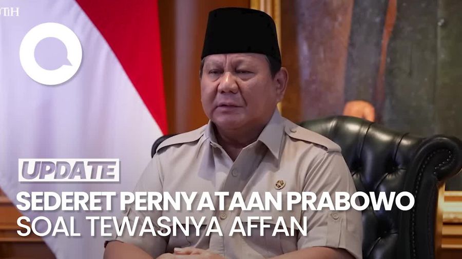 Video: Sederet Pernyataan Prabowo soal Tewasnya Affan Ojol Dilindas Rantis