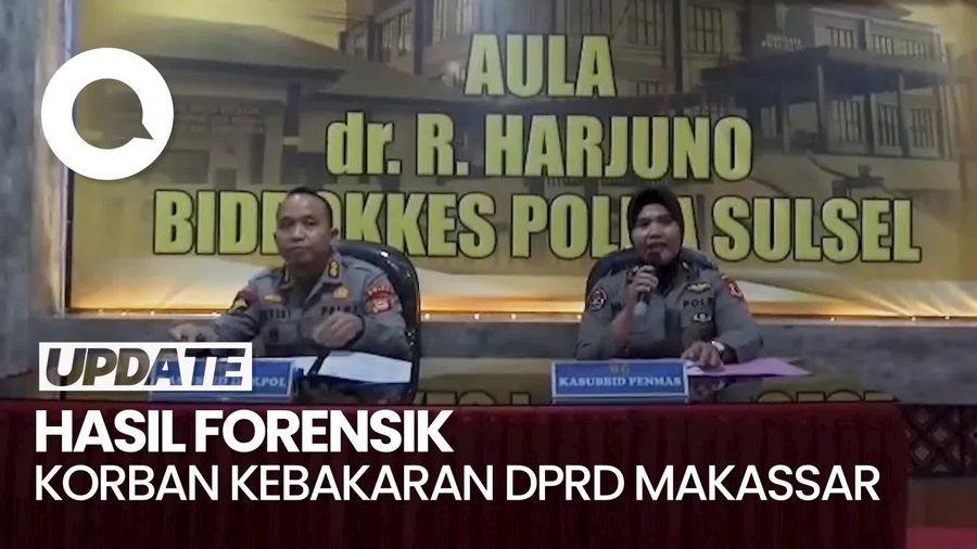 Video: Polda Sulsel Ungkap Hasil Forensik Korban Kebakaran DPRD Makassar