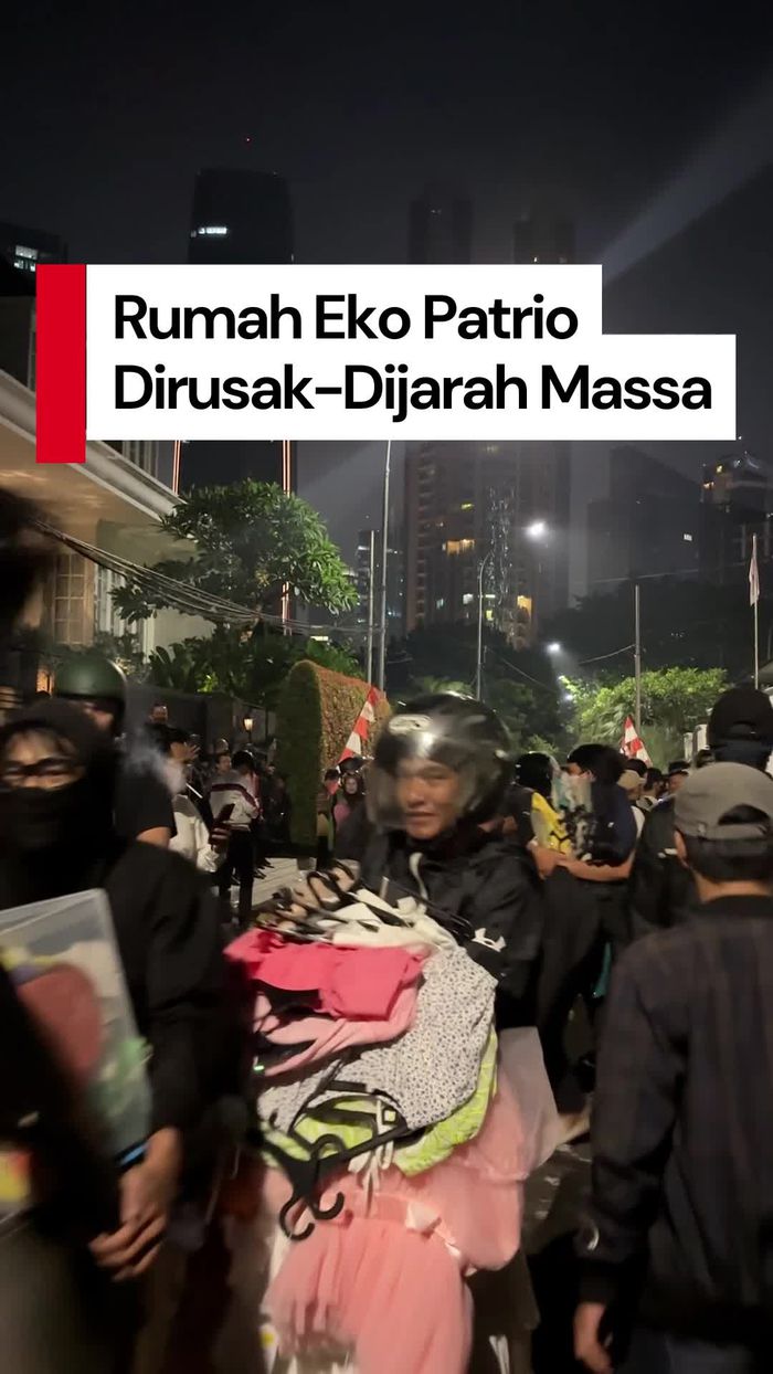 Video: Rumah Milik Eko Patrio di Jaksel Dijarah Massa