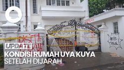 Video : Rumah Uya Kuya Dipasang Garis Polisi Seusai Dijarah