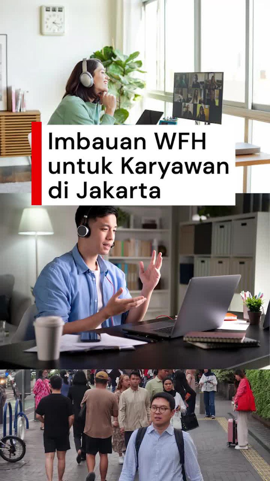 Video: Antisipasi Demo, Disnaker DKI Imbau Perusahaan Terapkan WFH