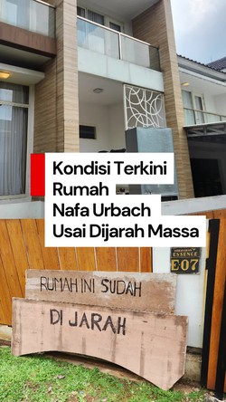 Video Kondisi Rumah Nafa Urbach Usai Dijarah Massa 