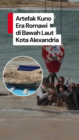 Video: Mesir Temukan Artefak Kuno Era Romawi di Bawah Laut